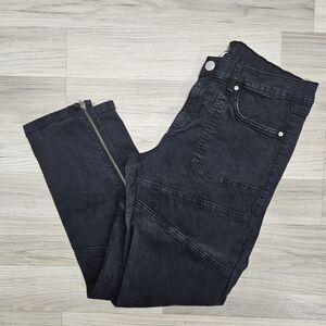 BDG Mens Black Slim Tapered Zipper Jeans Size 32